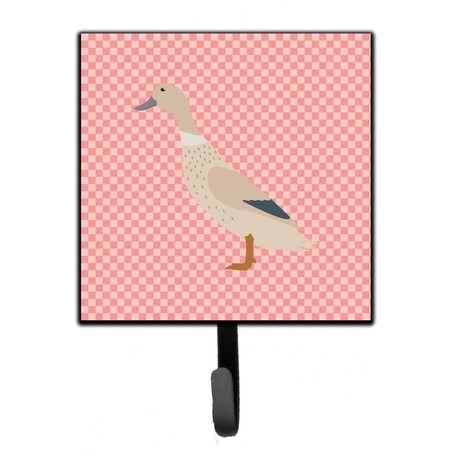 Jensendistributionservices West Harlequin Duck Pink Check Leash or Key Holder MI1711750